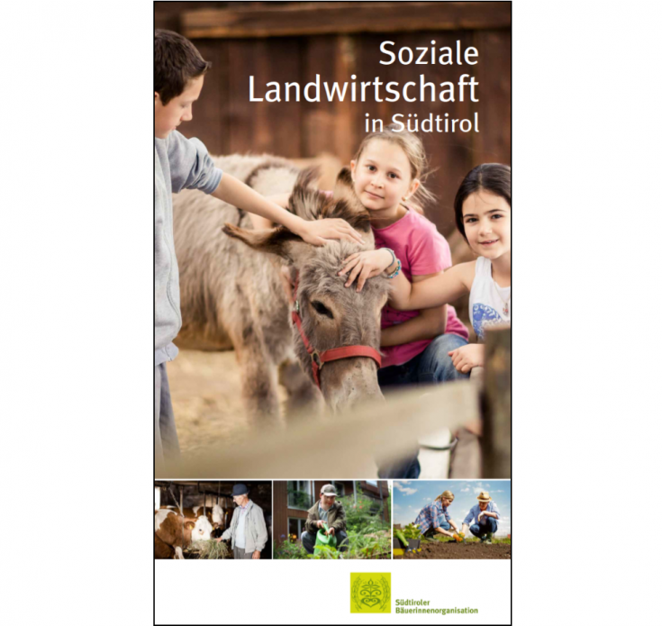 Broschüre Soziale Landwirtschaft in Südtirol