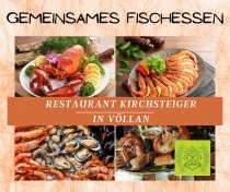 Gemeinsames Fischessen