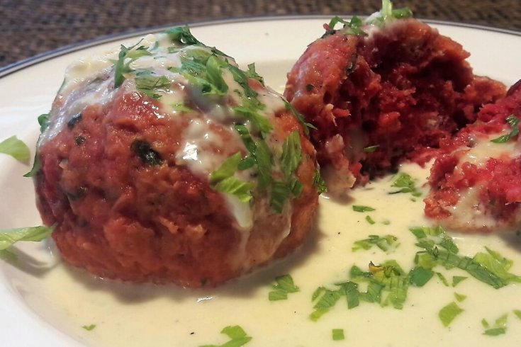 Rohnenknödel (Rote Bete Knödel)