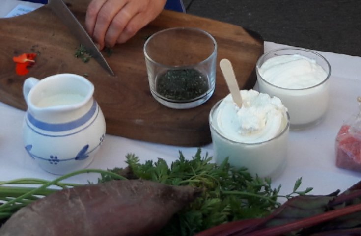 Joghurt Dip mit Kräutern