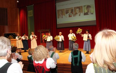 Ehrungen auf Landesebene in Gold uns Silber