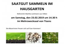 SBO-Tisens: Referat Saatgut sammeln