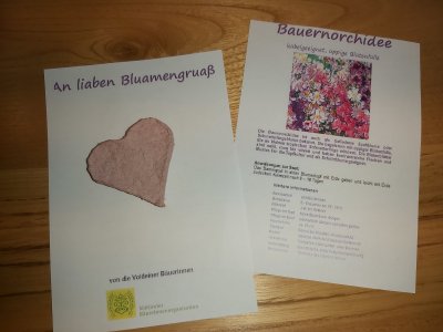 &quot;An liaben Blumengruaß!&quot;