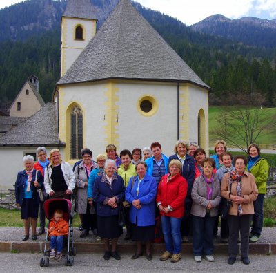 Teilnehmer der Landeswallfahrt (darunter einige Montaner)