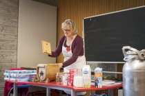 Apfel und Milch machen Schule